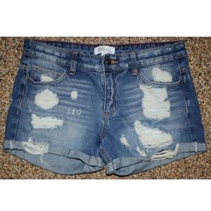 Cello Jeans MidRise Shorts Destroyed 30W